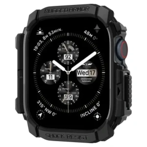Hurtownia GSM - Etui Spigen Rugged Armor Apple Watch 10 46mm Matná Černá - SPN16538 - {ean13} - Hurt
