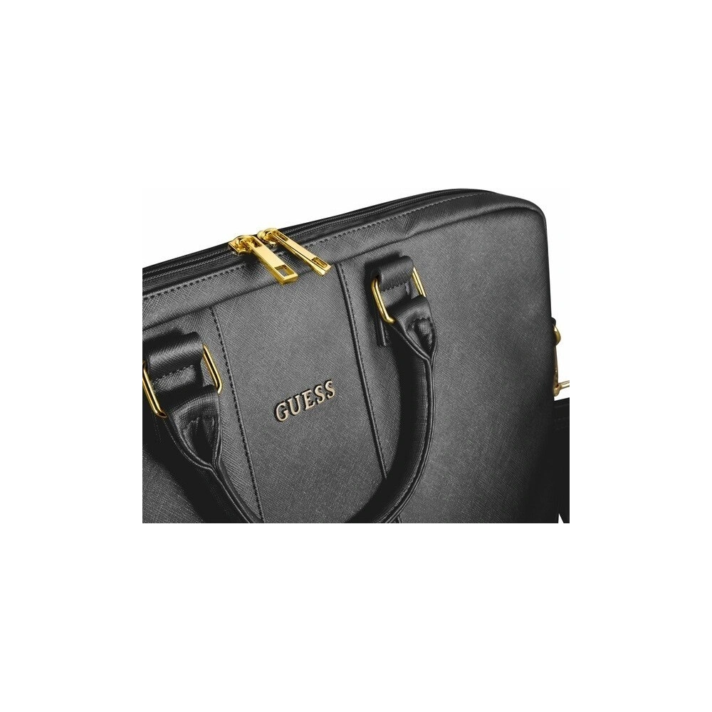 Hurtownia GSM - Guess Torba GUCB15TBK 15" czarna/black Saffiano - GUE378BLK - {ean13} - Hurt
