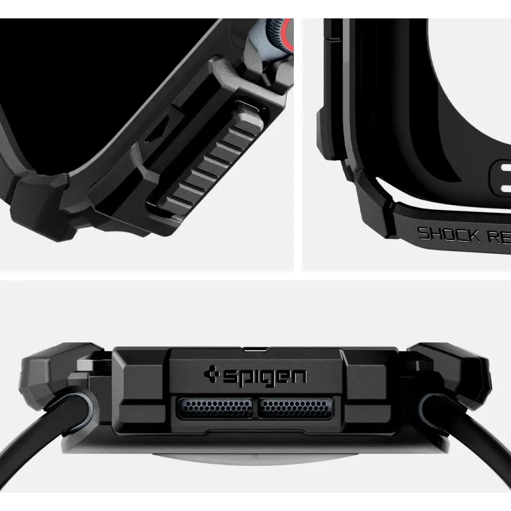 Hurtownia GSM - Etui Spigen Rugged Armor Apple Watch 10 46mm Negru Mat - SPN16538 - {ean13} - Hurt