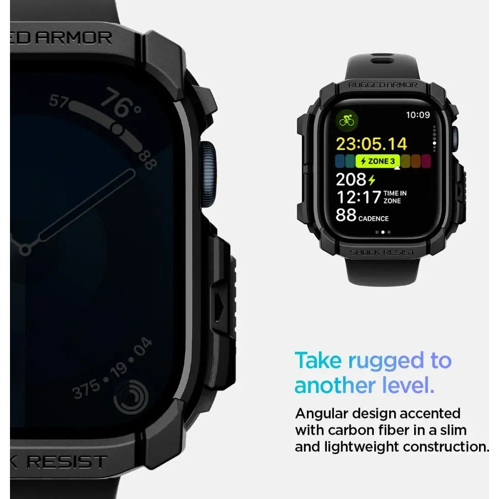 Hurtownia GSM - Etui Spigen Rugged Armor Apple Watch 10 46mm Negru Mat - SPN16538 - {ean13} - Hurt