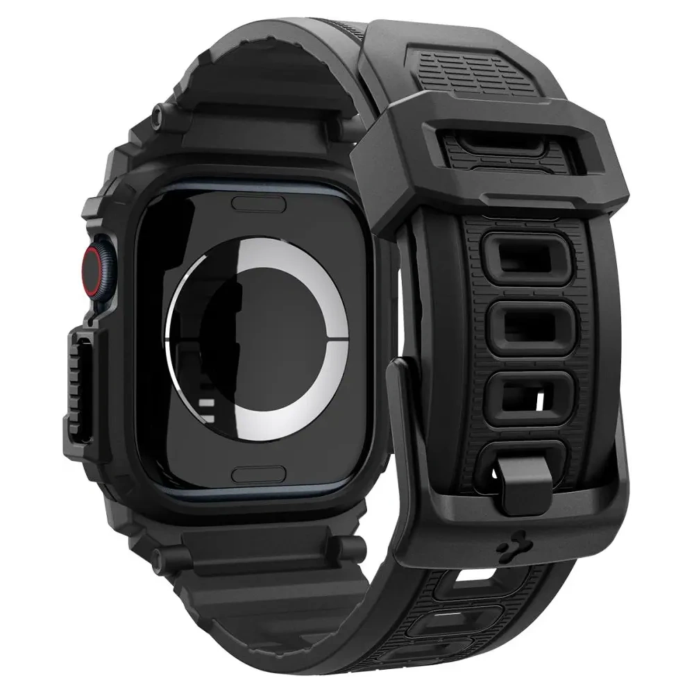 Wholesale Case Spigen Rugged Armor Pro Apple Watch 10 46mm Matte Black - SPN16539 - {ean13} - Hurt