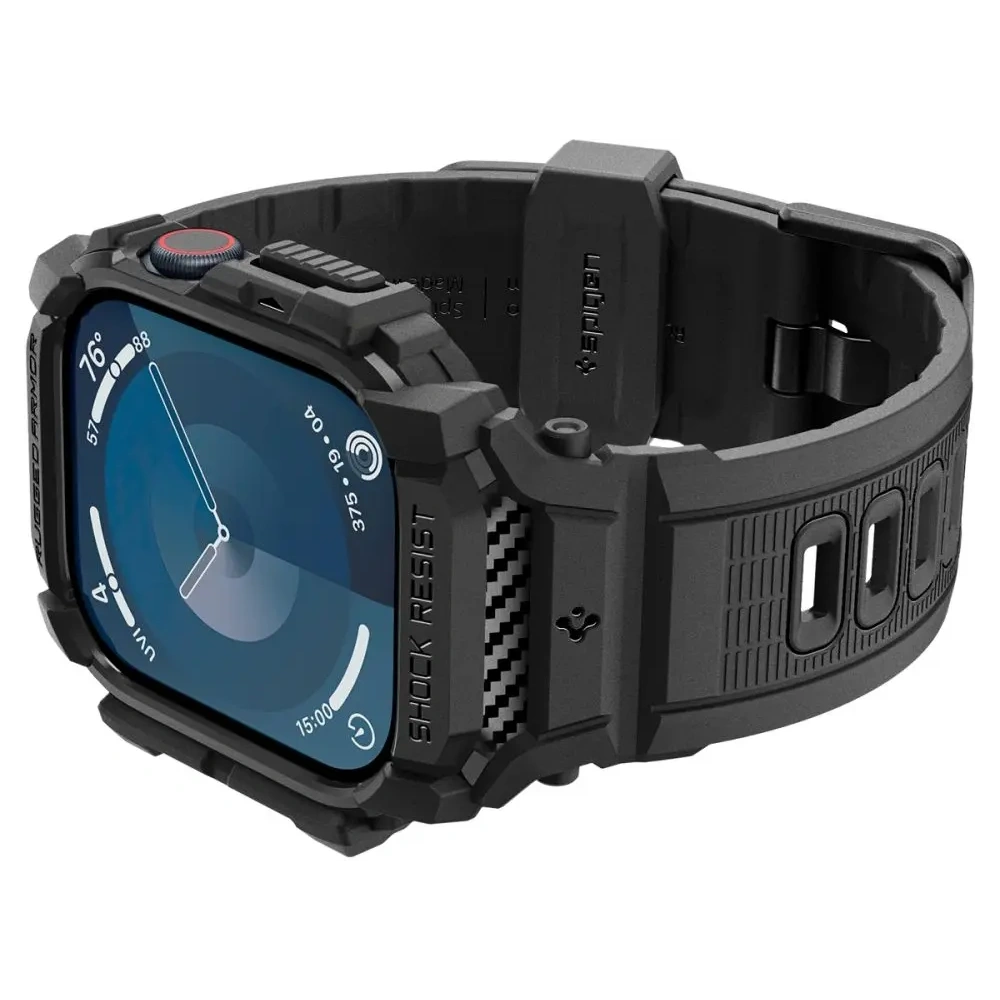 Hurtownia GSM - Etui Spigen Rugged Armor Pro Apple Watch 10 46mm Negru Mat - SPN16539 - {ean13} - Hurt