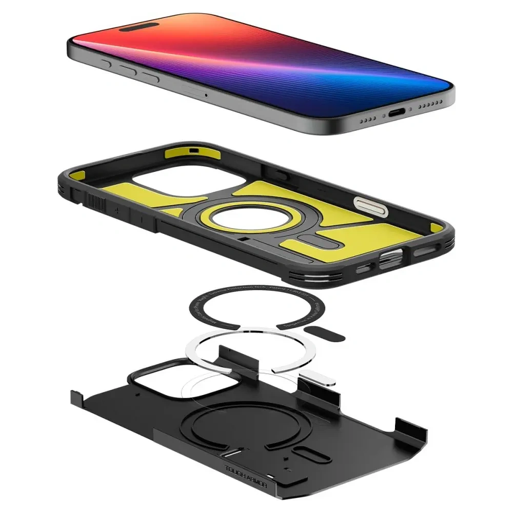 Wholesale Case Spigen Tough Armor T Mag MagSafe Apple iPhone 16 Pro Black - SPN16541 - {ean13} - Hurt