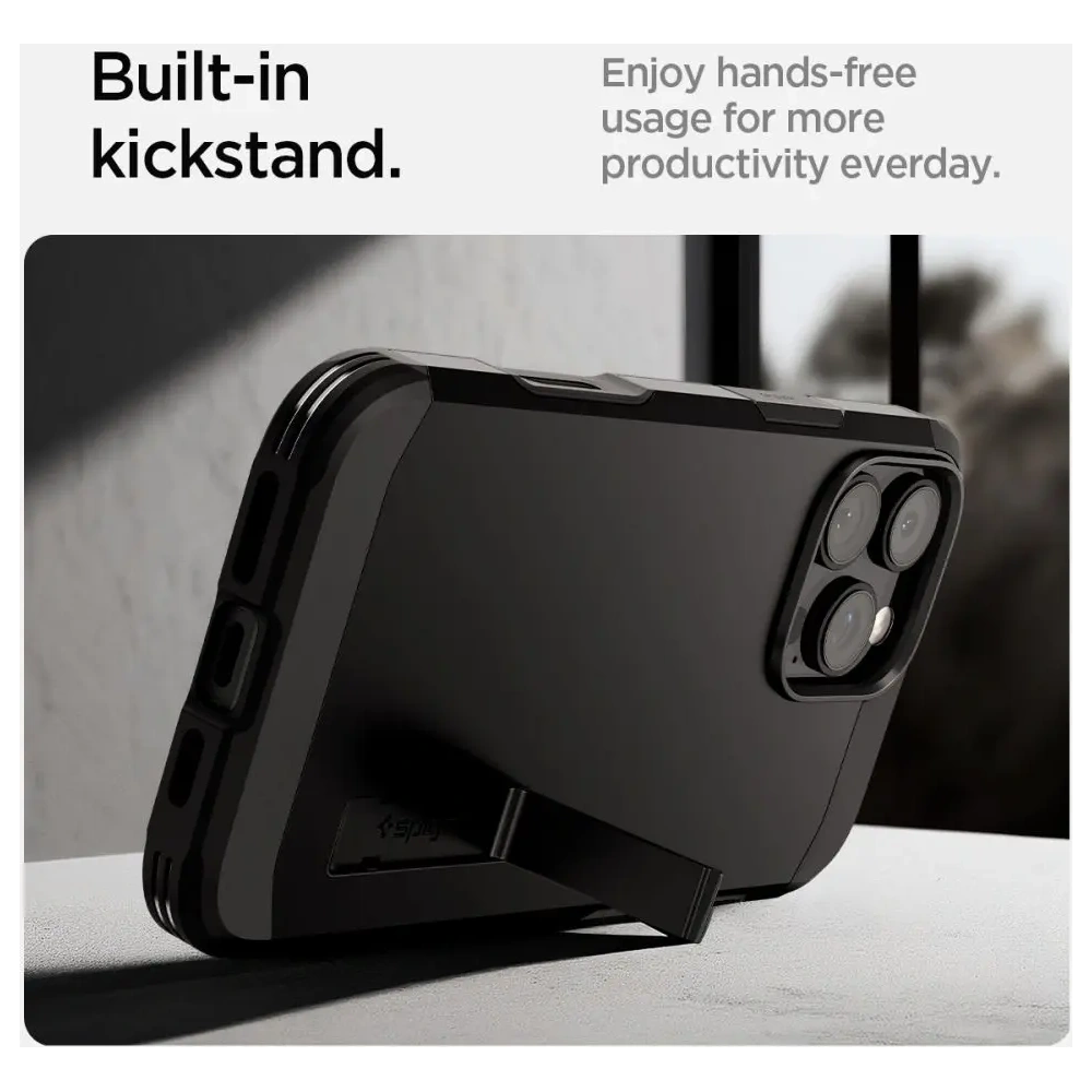 Wholesale Case Spigen Tough Armor T Mag MagSafe Apple iPhone 16 Pro Black - SPN16541 - {ean13} - Hurt