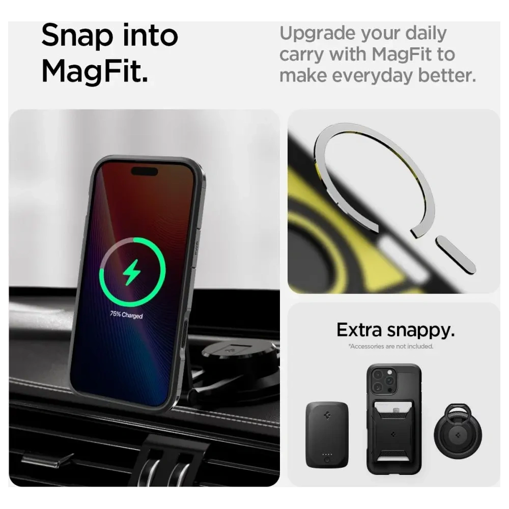 Wholesale Case Spigen Tough Armor T Mag MagSafe Apple iPhone 16 Pro Black - SPN16541 - {ean13} - Hurt