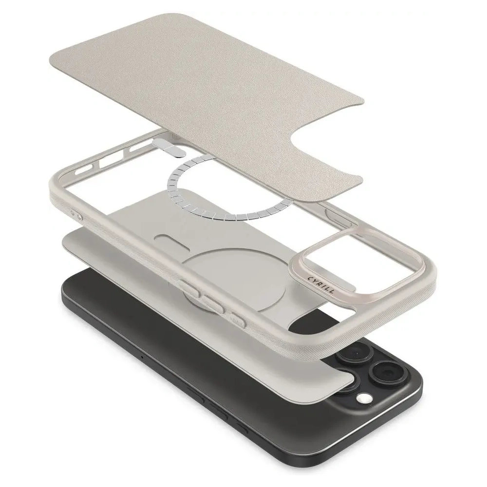 Hurtownia GSM - Etui Spigen Cyrill Kajuk Mag MagSafe Apple iPhone 16 Pro Cremă - SPN16543 - {ean13} - Hurt