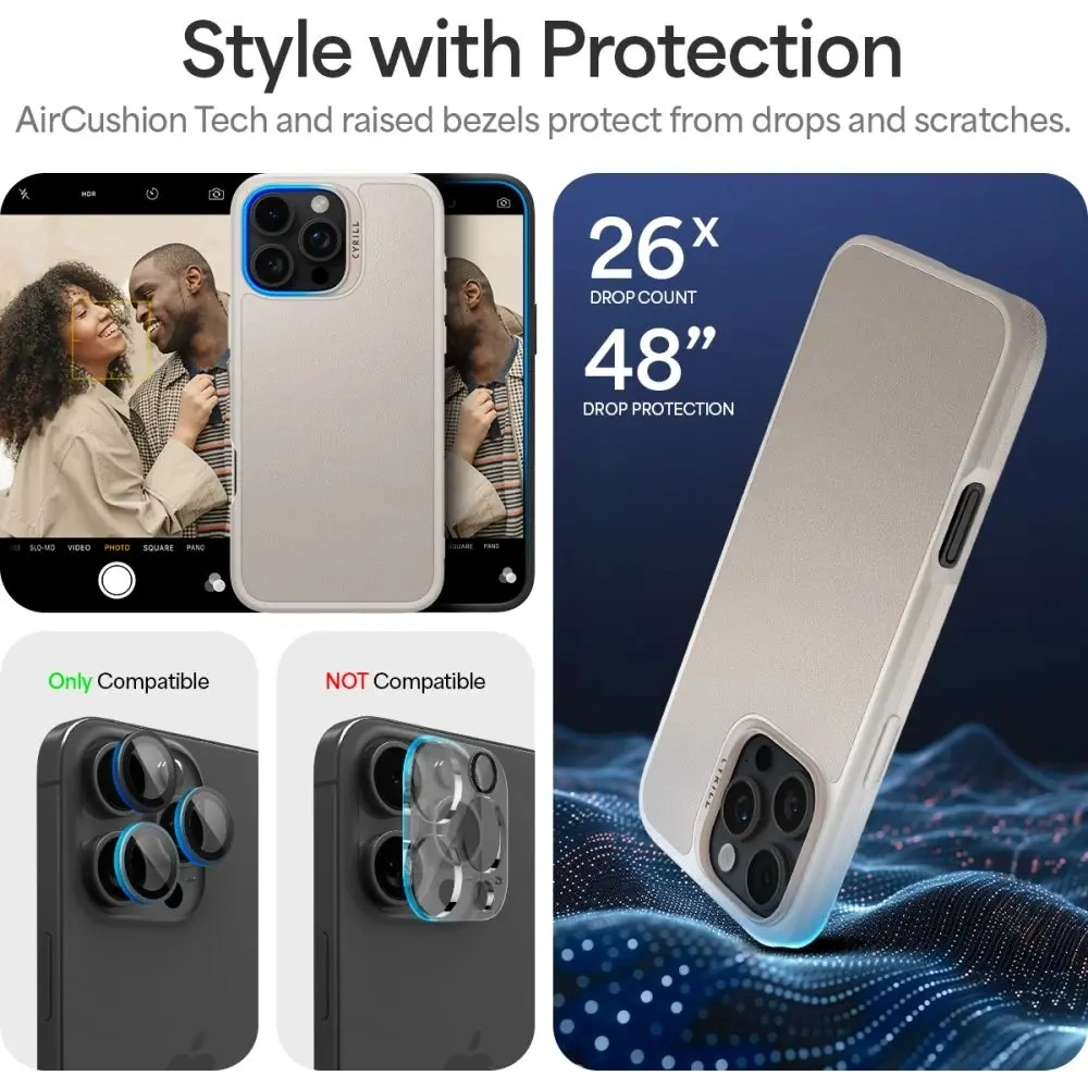 Hurtownia GSM - Etui Spigen Cyrill Kajuk Mag MagSafe Apple iPhone 16 Pro Cremă - SPN16543 - {ean13} - Hurt