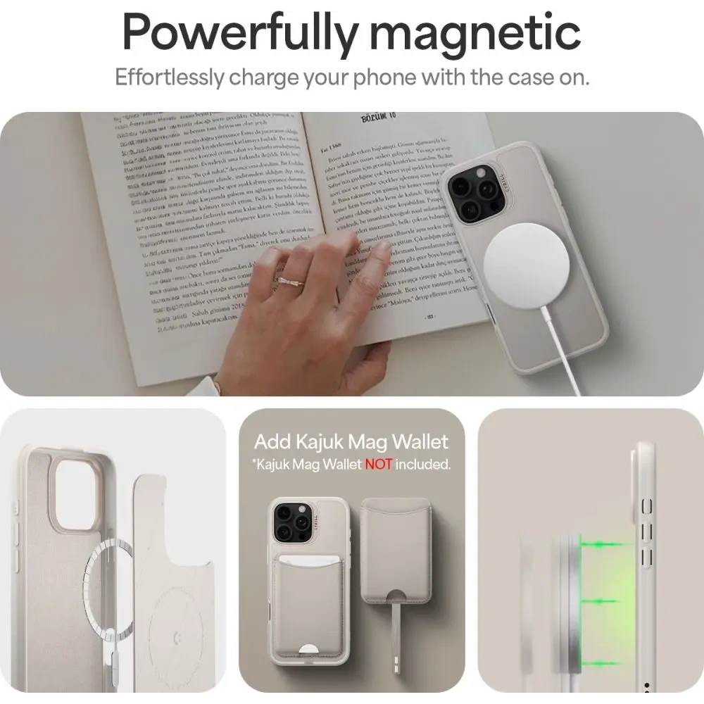 Hurtownia GSM - Etui Spigen Cyrill Kajuk Mag MagSafe Apple iPhone 16 Pro Cremă - SPN16543 - {ean13} - Hurt