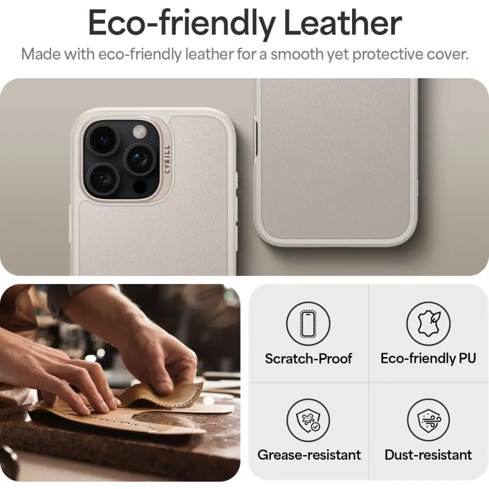 Hurtownia GSM - Etui Spigen Cyrill Kajuk Mag MagSafe Apple iPhone 16 Pro Max Cream - SPN16544 - {ean13} - Hurt