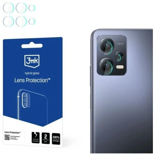 Szkło hybrydowe na obiektyw aparatu 3MK Lens Protection Redmi Note 12 5G [4 PACK]