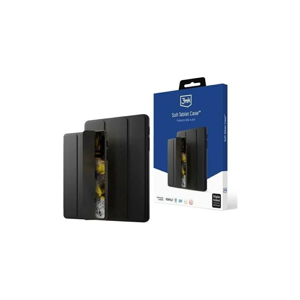 Hurtownia GSM - 3MK Puha Tablet Tok Lenovo Tab M10 Plus 3. generáció 12" fekete - 3MK15762 - {ean13} - Hurt
