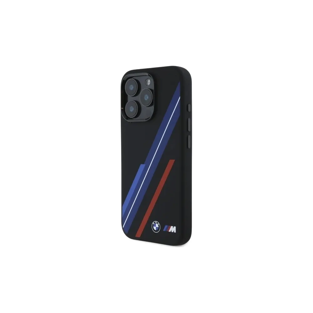 Hurtownia GSM - Etui BMW BMHMP16X23SSPK Apple iPhone 16 Pro Max hardcase silikonové náhodné linie MagSafe černý/black - BMW721 - {ean13} - Hurt