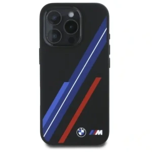 Hurtownia GSM - Etui BMW BMHMP16X23SSPK Apple iPhone 16 Pro Max hardcase Silicone Random Lines MagSafe czarny/black - BMW721 - {ean13} - Hurt