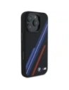 Hurtownia GSM - BMW BMHMP16X23SSPK Apple iPhone 16 Pro Max carcasă din silicon cu linii aleatorii MagSafe neagră - BMW721 - {ean13} - Hurt