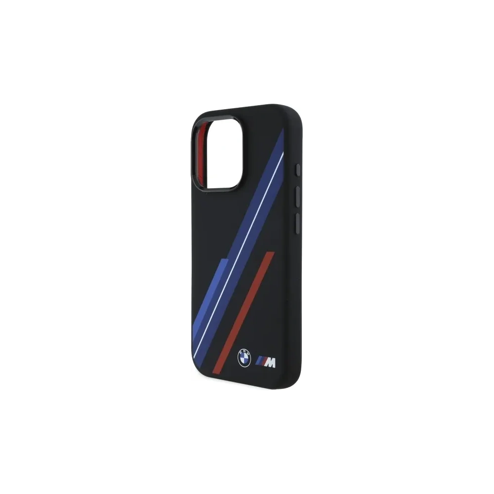 Hurtownia GSM - Etui BMW BMHMP16X23SSPK Apple iPhone 16 Pro Max hardcase Silicone Random Lines MagSafe czarny/black - BMW721 - {ean13} - Hurt