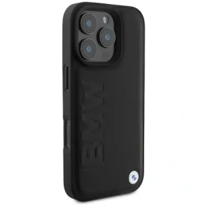 Hurtownia GSM - BMW BMHMP16XSLLBK Apple iPhone 16 Pro Max Hartschale Leder Heißprägung MagSafe schwarz - BMW722 - {ean13} - Hurt