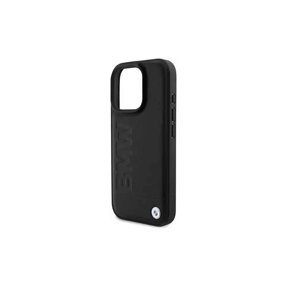 Hurtownia GSM - BMW BMHMP16XSLLBK Apple iPhone 16 Pro Max kemény tok bőr forró bélyegzés MagSafe fekete - BMW722 - {ean13} - Hurt