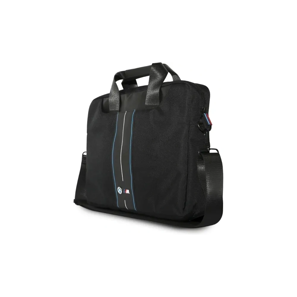 Hurtownia GSM - Torba BMW BMCB15COMPVSKL 16" Nylon Blue Stripe černá/black - BMW725 - {ean13} - Hurt