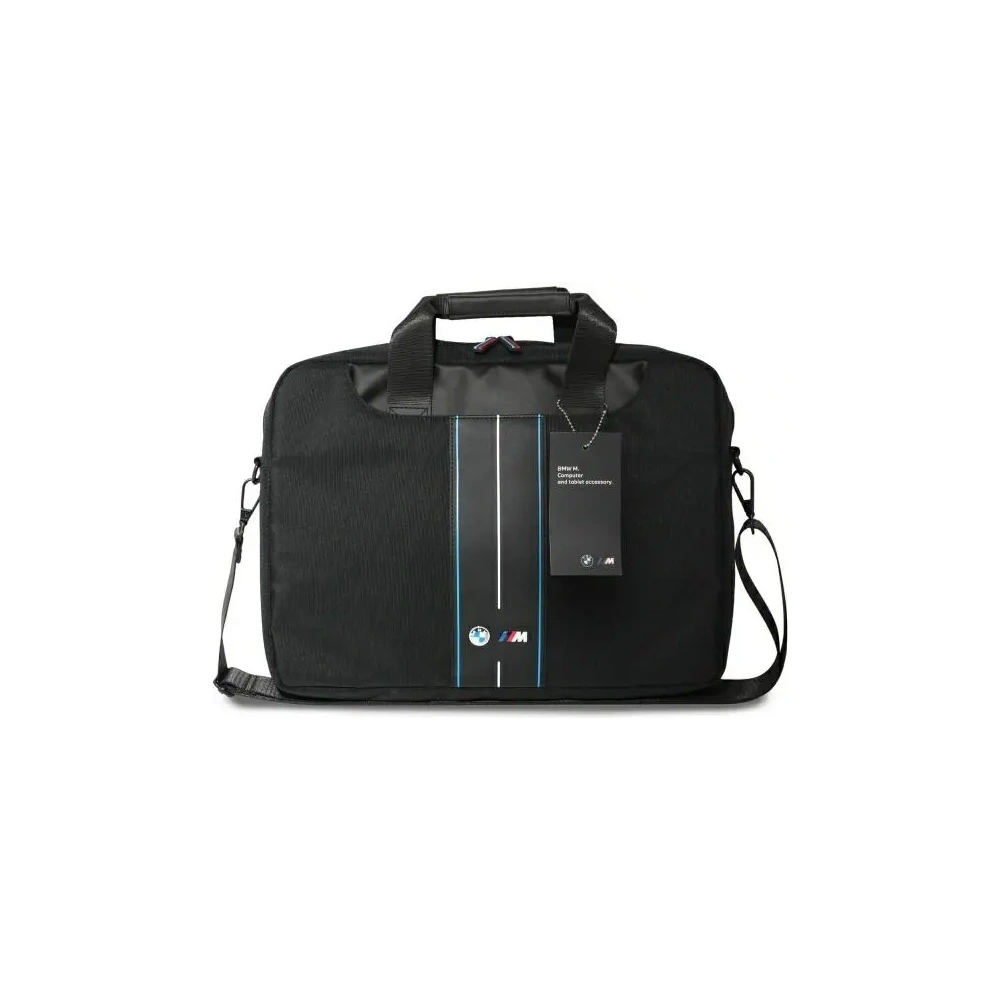 Hurtownia GSM - Torba BMW BMCB15COMPVSKL 16" Nylon Blue Stripe černá/black - BMW725 - {ean13} - Hurt