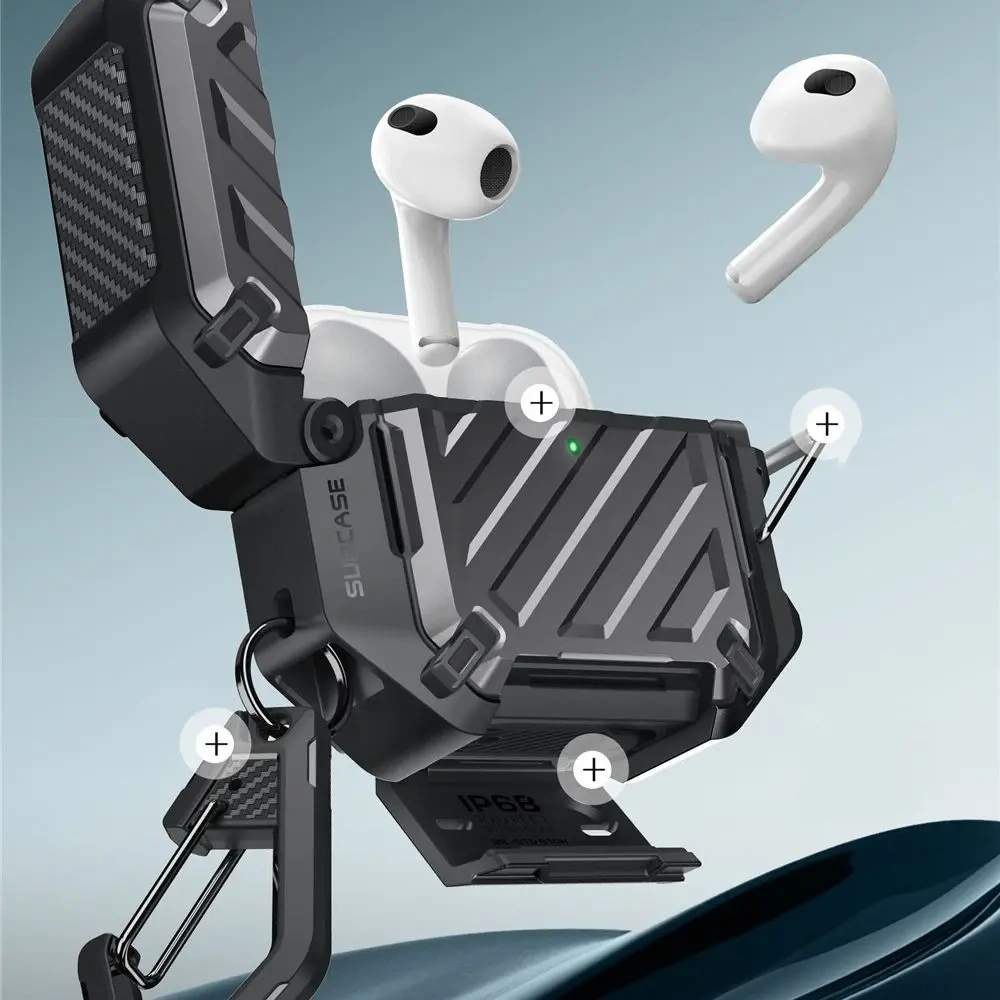 Hurtownia GSM - Etui Supcase Unicorn Beetle Pro Apple AirPods 4 Black - SPC475 - {ean13} - Hurt