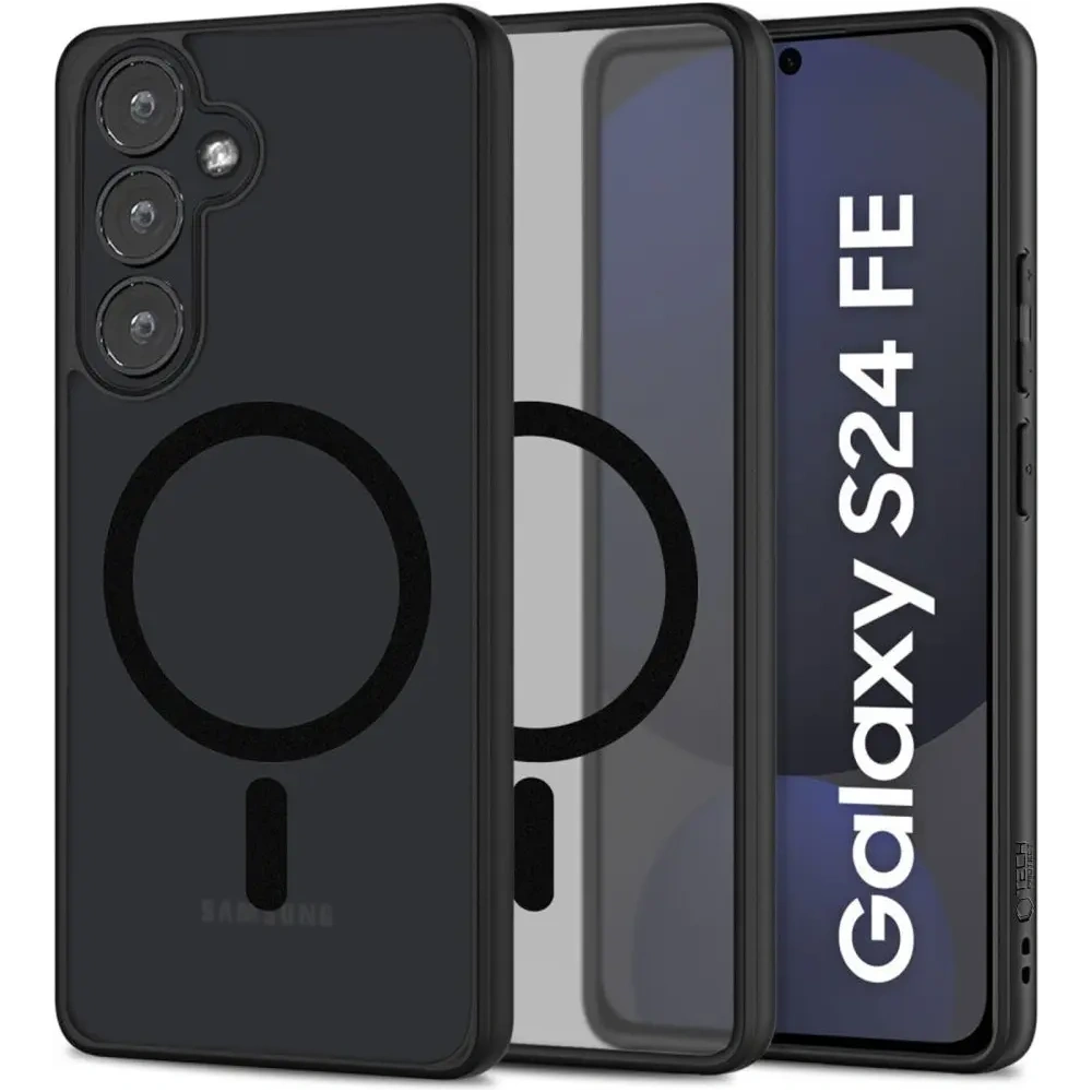 Hurtownia GSM - Tech-Protect Magmat MagSafe Samsung Galaxy S24 FE Negru Mat - THP3460 - {ean13} - Hurt