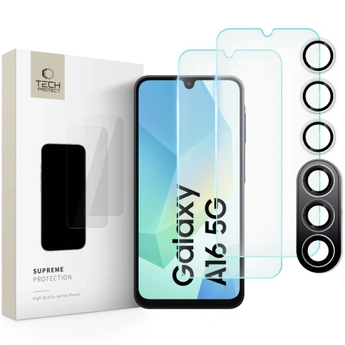Szkło hartowane Tech-Protect Supreme Set Samsung Galaxy A16 4G / 5G Clear