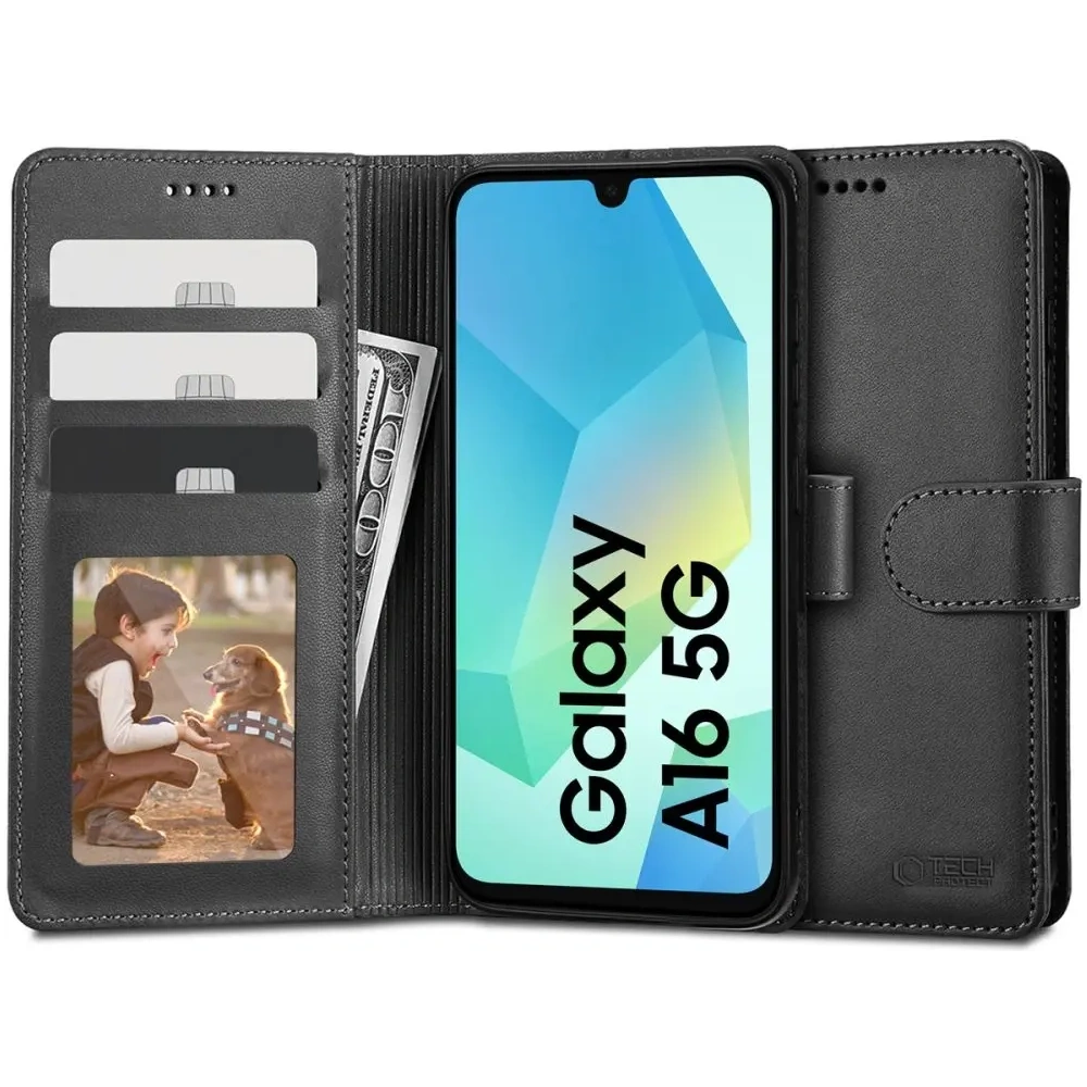 Wholesale Tech-Protect Wallet Samsung Galaxy A16 4G / 5G Black - THP3464 - {ean13} - Hurt