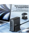 Hurtownia GSM - Tech-Protect DC140W-GAN încărcător desktop cu 5 porturi 2xUSB-A, 3xUSB-C PD140W / QC3.0 Negru - THP3467 - {ean13} - Hurt