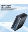 Hurtownia GSM - Tech-Protect DC140W-GAN încărcător desktop cu 5 porturi 2xUSB-A, 3xUSB-C PD140W / QC3.0 Negru - THP3467 - {ean13} - Hurt