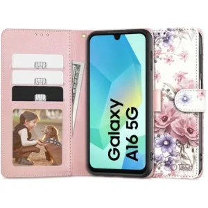Wholesale Tech-Protect Wallet Samsung Galaxy A16 4G / 5G Blossom Flower - THP3469 - {ean13} - Hurt