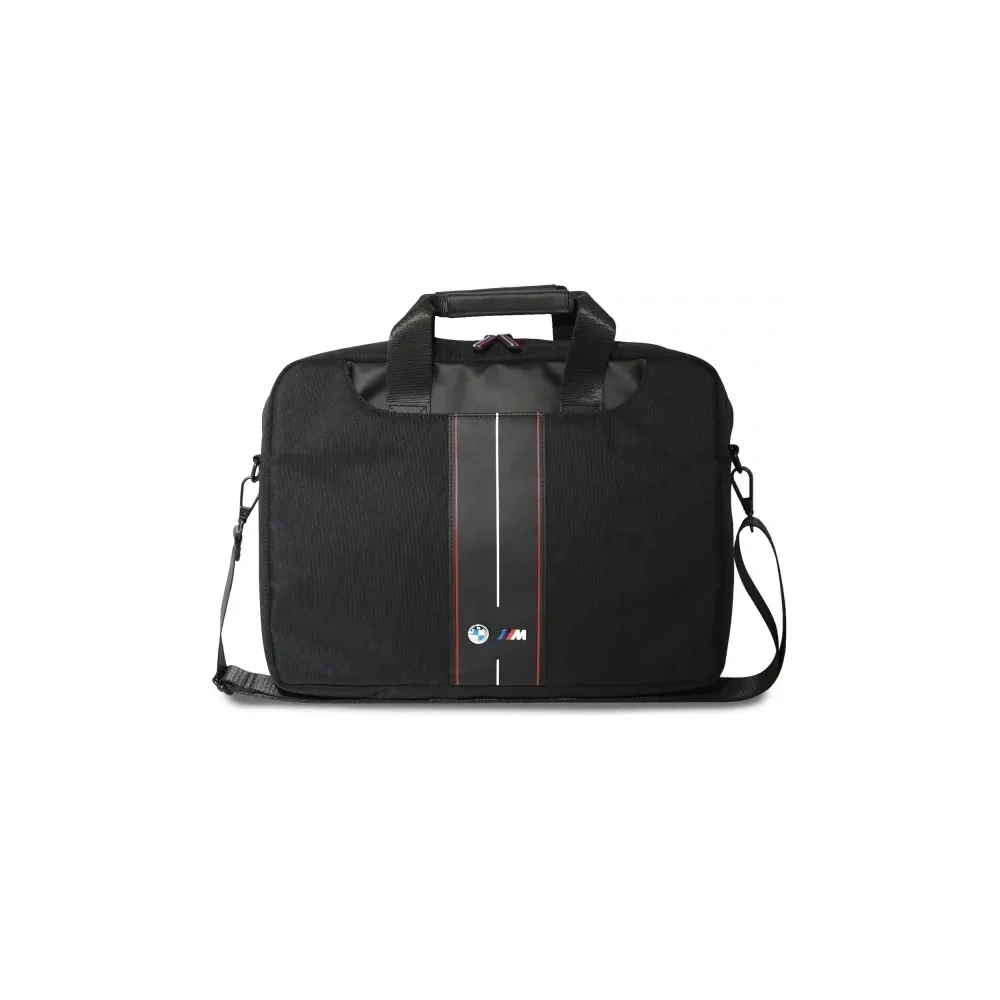 Hurtownia GSM - Torba BMW BMCB15COMPVSKR 16" Nylon Red Stripe černá/black - BMW726 - {ean13} - Hurt