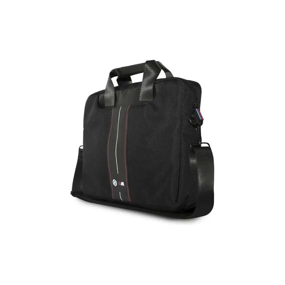 Hurtownia GSM - Torba BMW BMCB15COMPVSKR 16" Nylon Red Stripe černá/black - BMW726 - {ean13} - Hurt
