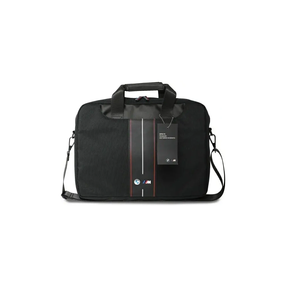 Hurtownia GSM - Torba BMW BMCB15COMPVSKR 16" Nylon Red Stripe černá/black - BMW726 - {ean13} - Hurt