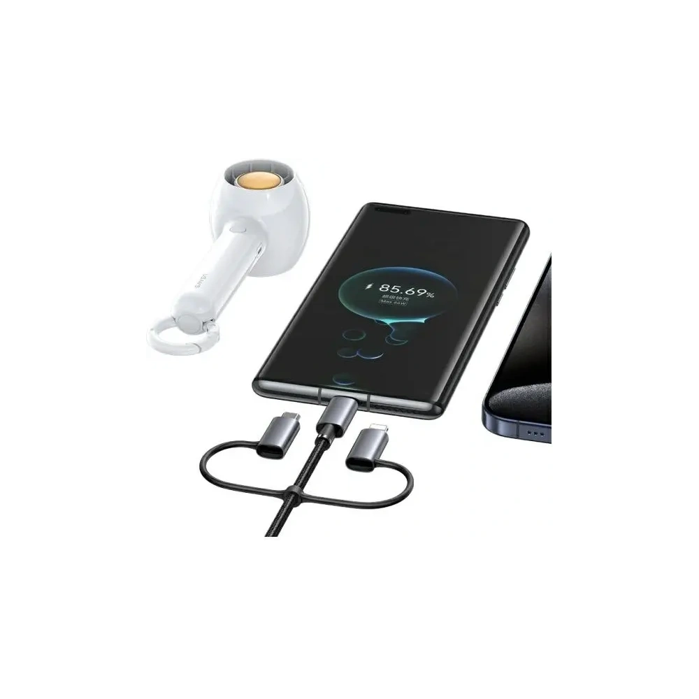 Hurtownia GSM - USAMS USB-A, USB-C / USB-C, Lightning, MicroUSB Kabel Schnellladung 60W 1.2m Datenkabel Digitalanzeige Aluminiumlegierung Serie Sufeng - USA1201 - {ean13} - Hurt