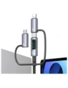 Hurtownia GSM - USAMS USB-A, USB-C / USB-C, Lightning, MicroUSB Kabel Schnellladung 60W 1.2m Datenkabel Digitalanzeige Aluminiumlegierung Serie Sufeng - USA1201 - {ean13} - Hurt