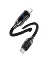 Hurtownia GSM - Kabel USAMS USB-C / Lightning 30W 1.2m Digital Display Zinc Alloy Fast Charging Data Cable HX Series - USA1202 - {ean13} - Hurt