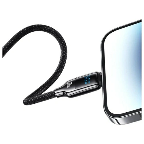 Kabel USAMS USB-C / Lightning 30W 1.2m Digital Display Zinc Alloy Fast Charging Data Cable HX Series