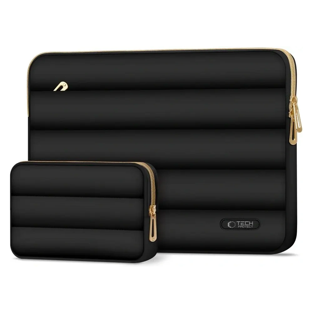 Hurtownia GSM - Pokročilý + taška na příslušenství Tech-Protect Puffy Laptop 13-14 Černá - THP3474 - {ean13} - Hurt