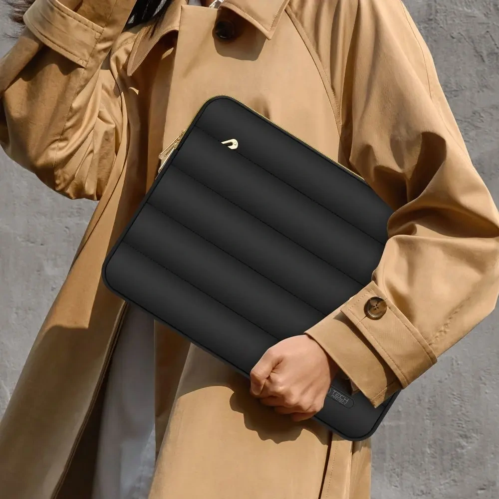 Wholesale Tech-Protect Puffy Laptop 13-14 case + accessory bag Black - THP3474 - {ean13} - Hurt