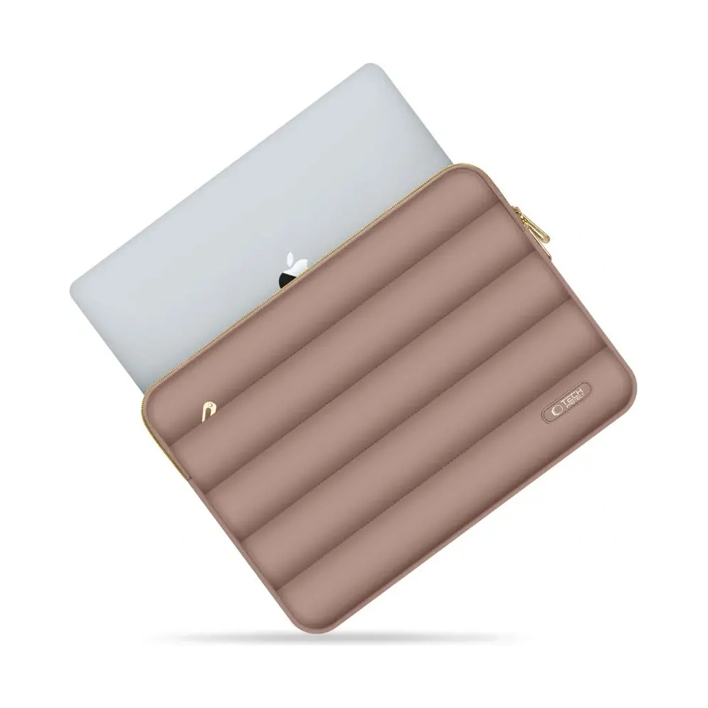 Hurtownia GSM - Pokrowiec + torba na akcesoria Tech-Protect Puffy Laptop 13-14 Walnut - THP3475 - {ean13} - Hurt