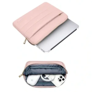 Hurtownia GSM - Tech-Protect Pufi Laptop 15-16 tok + kiegészítő táska Poros Rózsaszín - THP3477 - {ean13} - Hurt