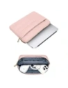 Hurtownia GSM - Pokročivec + taška na příslušenství Tech-Protect Puffy Laptop 15-16 Prašná růže - THP3477 - {ean13} - Hurt