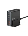 Hurtownia GSM - Tech-Protect stație de încărcare DC80W-GAN 6-porturi 2xUSB-A, 4xUSB-C încărcător desktop PD80W / QC3.0 negru - THP3478 - {ean13} - Hurt