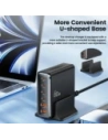 Hurtownia GSM - Tech-Protect stație de încărcare DC80W-GAN 6-porturi 2xUSB-A, 4xUSB-C încărcător desktop PD80W / QC3.0 negru - THP3478 - {ean13} - Hurt