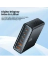 Hurtownia GSM - Tech-Protect stație de încărcare DC80W-GAN 6-porturi 2xUSB-A, 4xUSB-C încărcător desktop PD80W / QC3.0 negru - THP3478 - {ean13} - Hurt