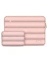 Pokrytí + taška na příslušenství Tech-Protect Puffy Laptop 13-14 Dusty Rose