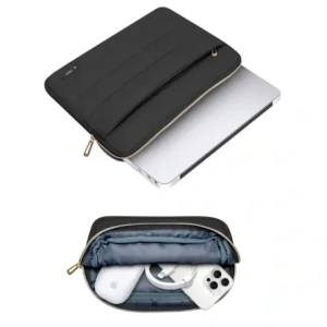 Hurtownia GSM - Tech-Protect Pufi Laptop 15-16 tok + kiegészítő táska Fekete - THP3482 - {ean13} - Hurt
