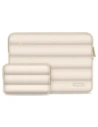 Pokrowiec + torba na akcesoria Tech-Protect Puffy Laptop 15-16 Sand