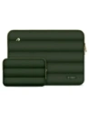 Pokrowiec + torba na akcesoria Tech-Protect Puffy Laptop 15-16 Army Green