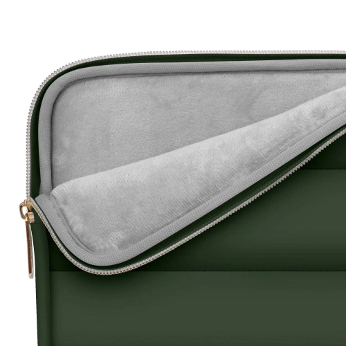 Pokrowiec + torba na akcesoria Tech-Protect Puffy Laptop 15-16 Army Green